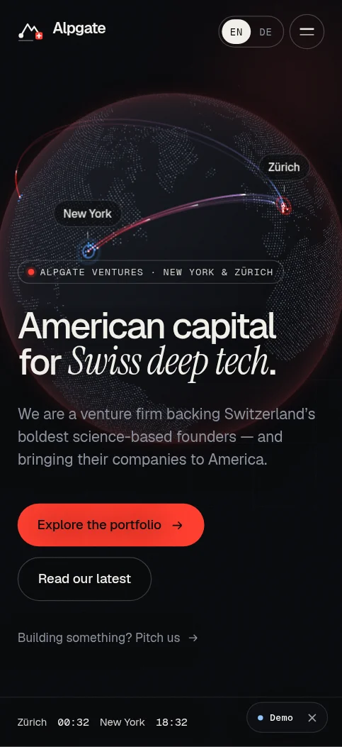 Alpgate Ventures — Mobile