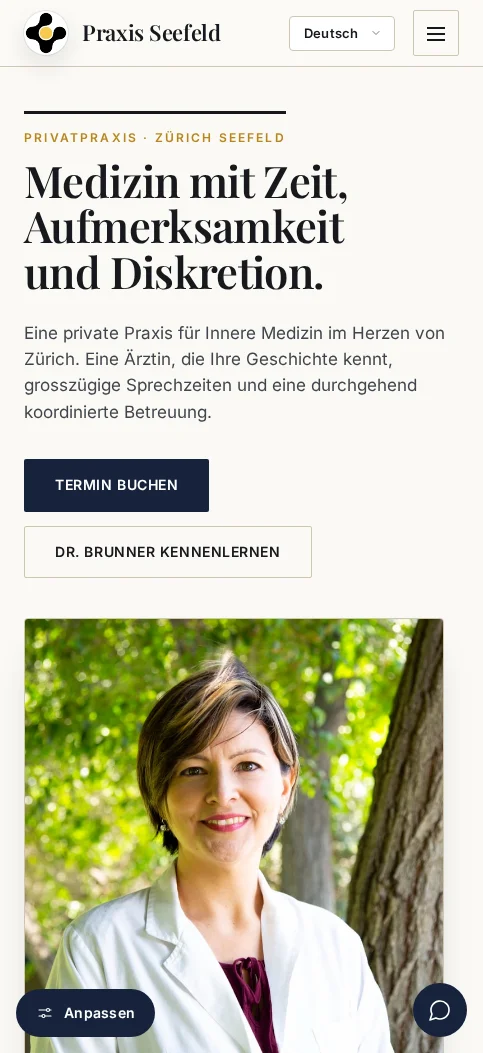 Praxis Seefeld — Mobile