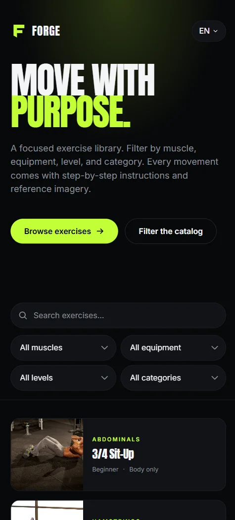 Forge — Mobile